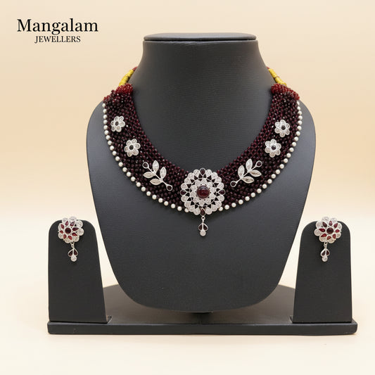 Celestial Silver Charm Choker